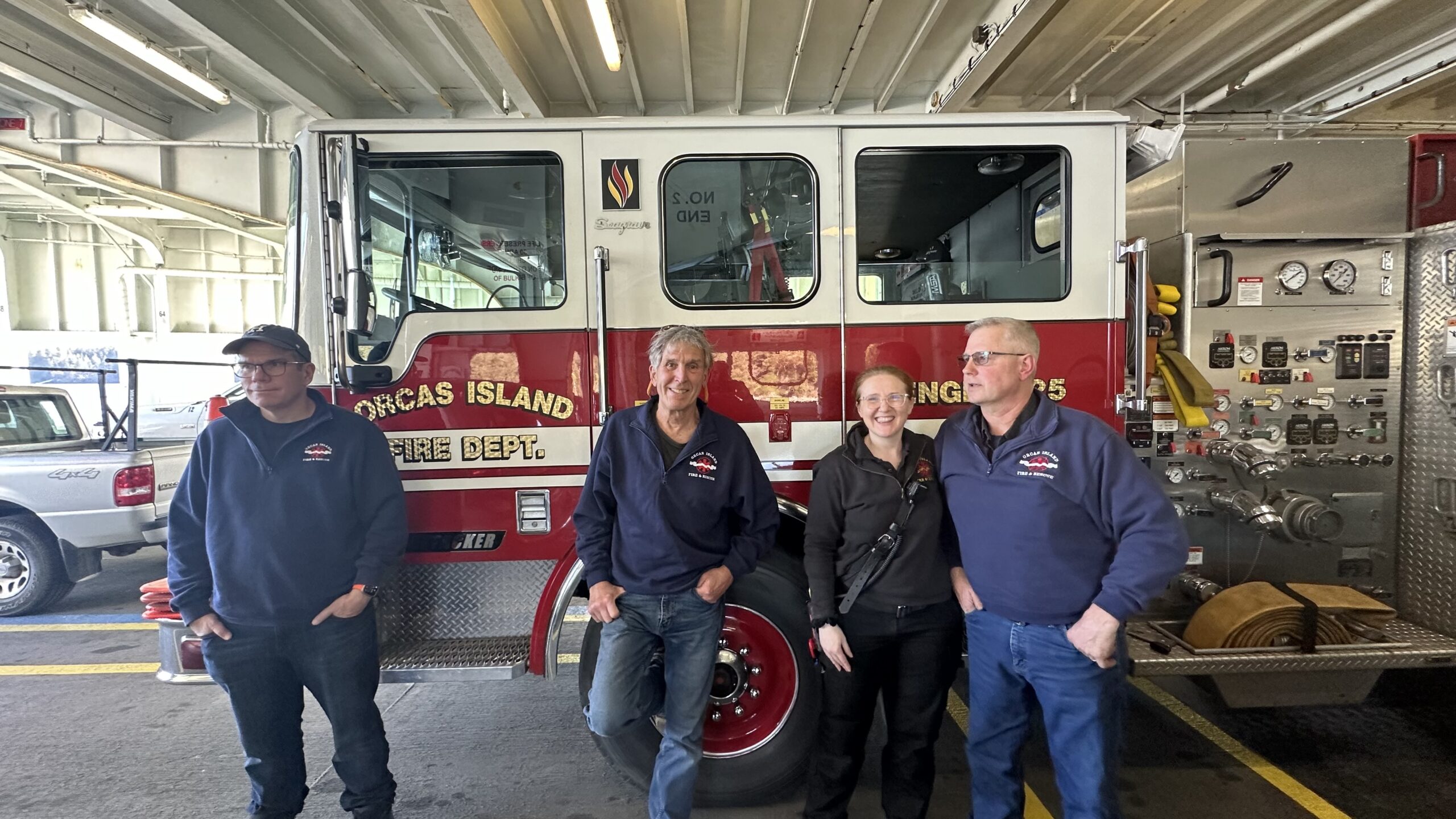 Orcas Island Fire & Rescue Covers Mullis St. Firehouse Allowing SJI Firefighters to Attend Awards Banquet