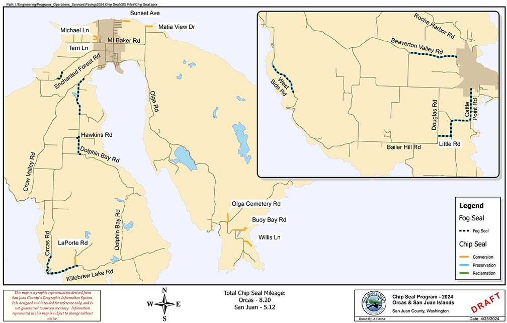 San Juan County Announces Resurfacing of Nearly 16 Miles of Roads this Summer