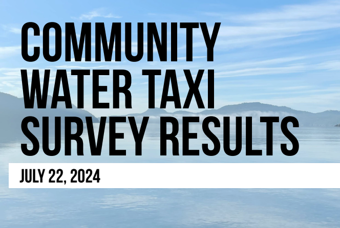 Community Water Taxi Releases Inter-island Survey Results